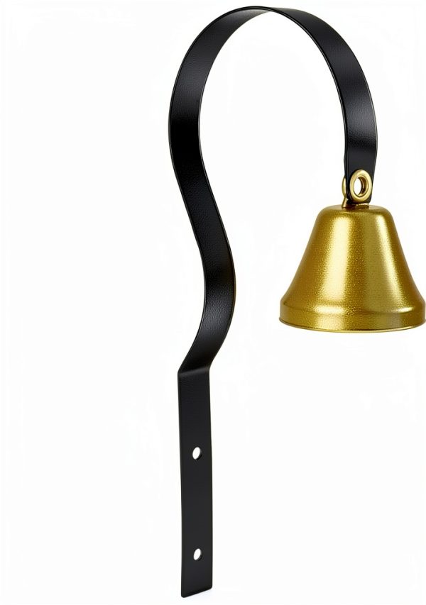 Retro Doorbell, Traditional Metal Shopkeepers Bell, Home Office Retail Store Door Hanging Bell Dog Training Bell Ring Bell for Door Opening,Remind You Customer Coming-6